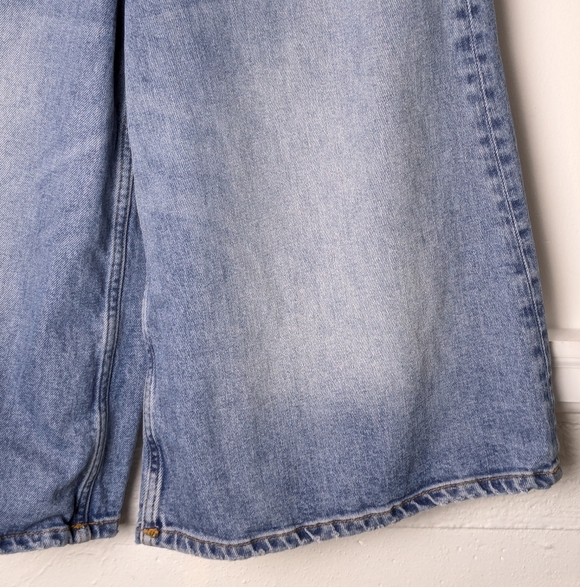 Anthropologie • Pilcro A-Line Denim Bermuda Shorts Culottes - Picture 4 of 10